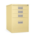 Home Filer Cabinet 4 Drawer (3 + 1) Locking Desk High FCM1F-green beige