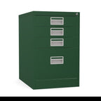 Home Filer Cabinet 4 Drawer (3 + 1) Locking Desk High FCM1F-green racing