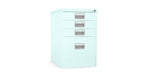 Home Filer Cabinet 4 Drawer (3 + 1) Locking Desk High FCM1F-peppermint