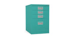 Home Filer Cabinet 4 Drawer (3 + 1) Locking Desk High FCM1F-verdigris