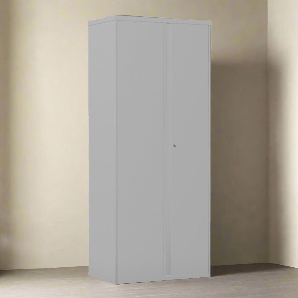 Office Cupboard 2 Door Locking Tall 183cm by SIlverline CULM7SDMetal Cupboard Premium