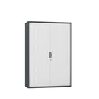 Silverline Freedom Side Opening Tambour 131cm High FR40OWT- 5 Office Furniture