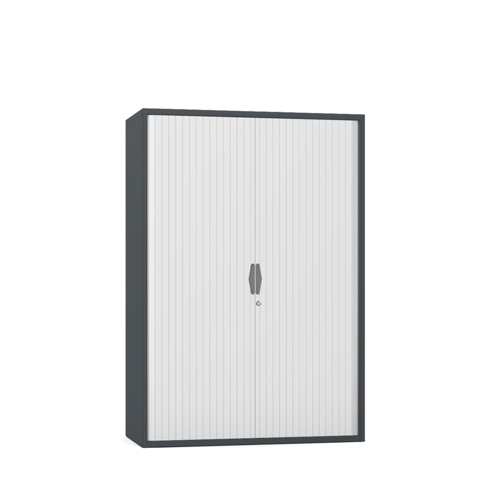 Silverline Freedom Side Opening Tambour 131cm High FR40OWT- 5 Office Furniture