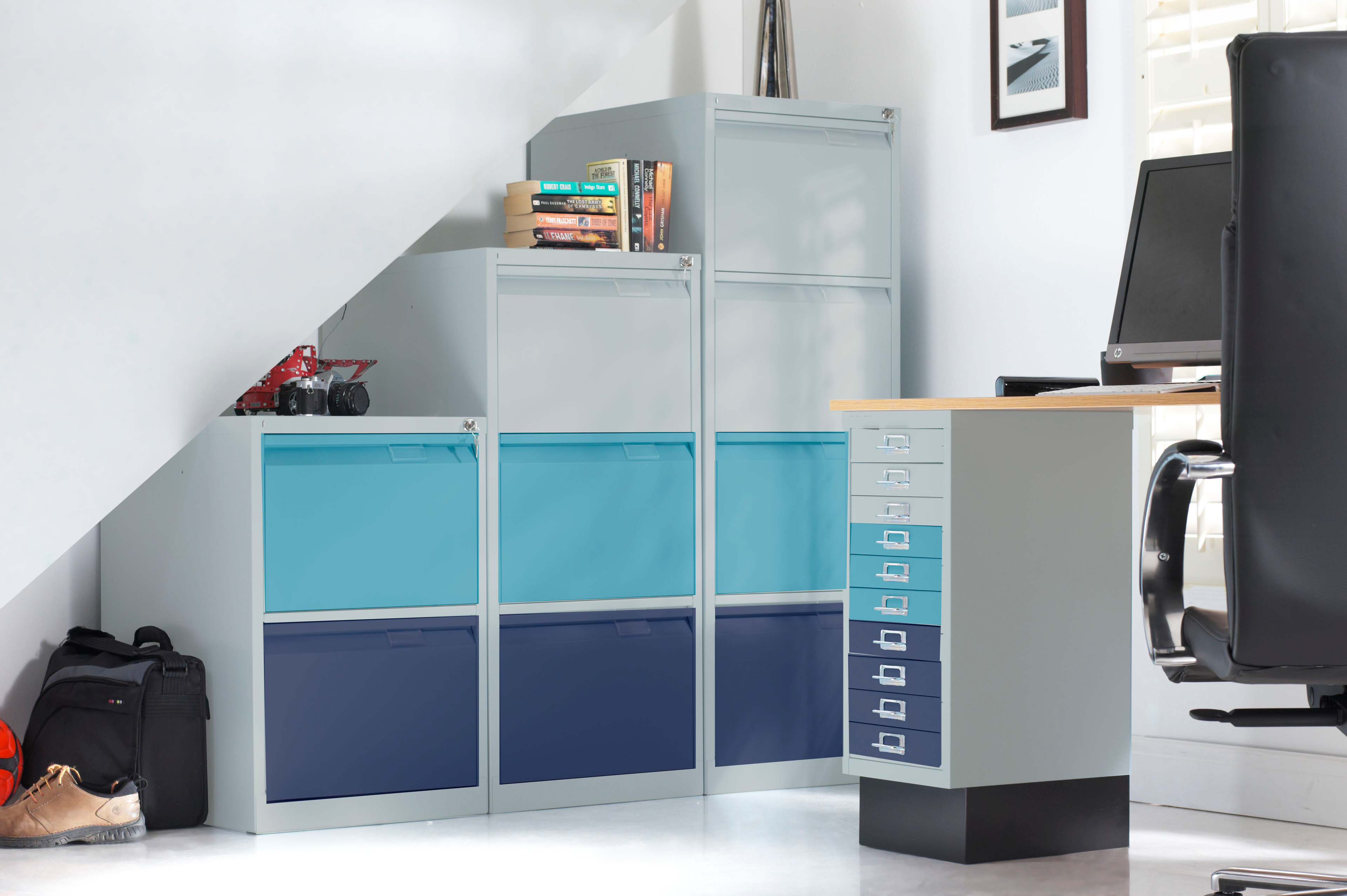 That’s My Office Furniture, 360 Degree View storage, desk, chair phone pod with delivery to your workspace
