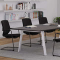 Office Meeting Chair Y.88 Black legs and colour choice in 360 view