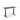 Height Adjustable Flyga Sit Stand Lavoro Design Desk 140cm wide 70cm Deep  Wenge leg Black