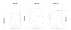 Koala Leaf Freestanding ScreenThat’s My Office Furniture, 360 Degree View storage, desk, chair
