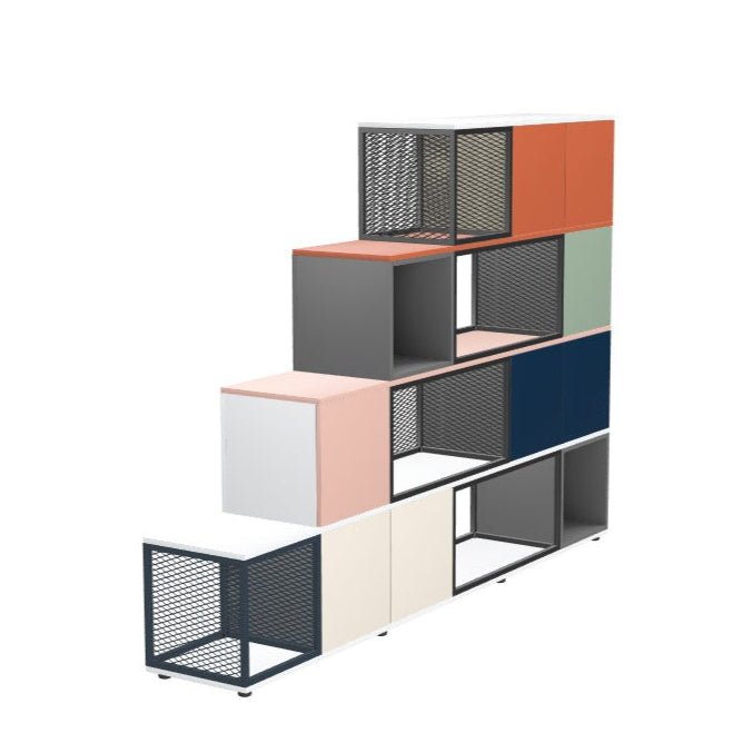 Gato Configurator Office Break Out ShelvingThat’s My Office Furniture, 360 Degree View storage, desk, chair