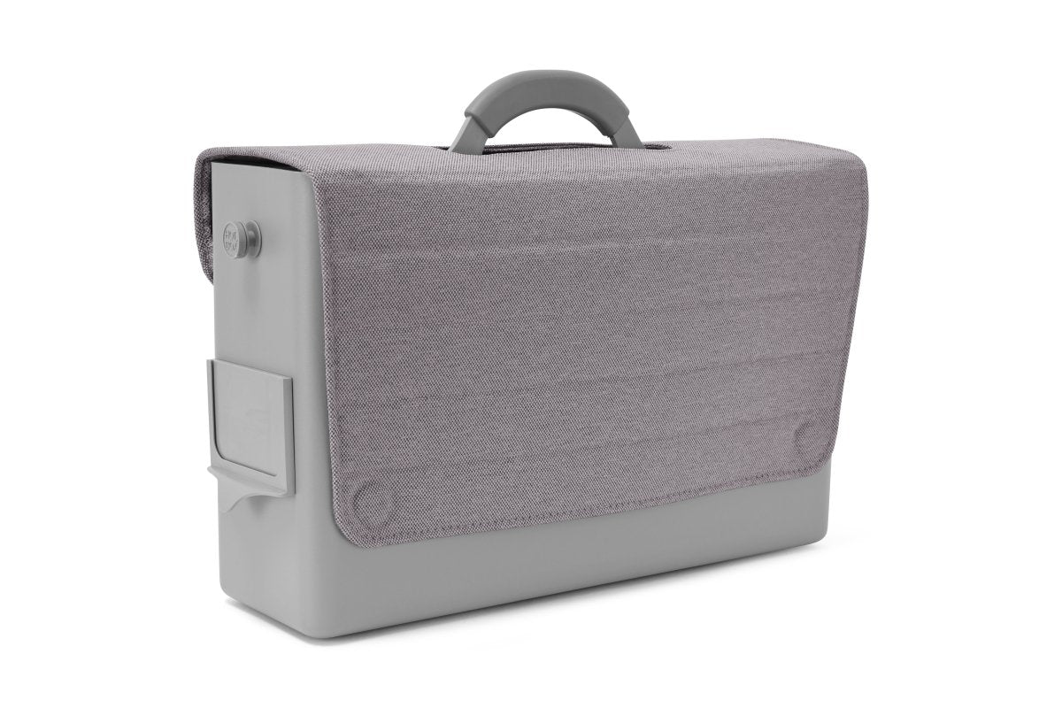 Hotbox 2 with Cover PebbleThat’s My Office Furniture, 360 Degree View storage, desk, chair