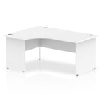 Office furniture impulse-160mm-left-crescent-desk-panel-end-leg Dynamic  White Colour White 