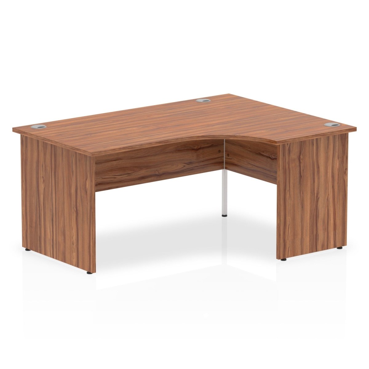 Office furniture impulse-160mm-right-crescent-desk-panel-end-leg Dynamic  Walnut Colour Walnut 
