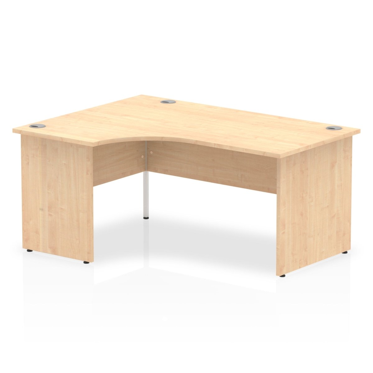 Office furniture impulse-160mm-left-crescent-desk-panel-end-leg Dynamic  Maple Colour Maple 
