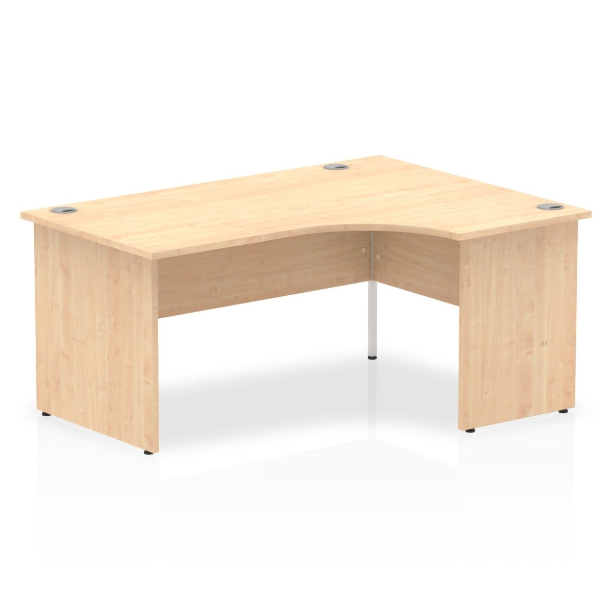 Office furniture impulse-160mm-right-crescent-desk-panel-end-leg Dynamic  Maple Colour Maple 