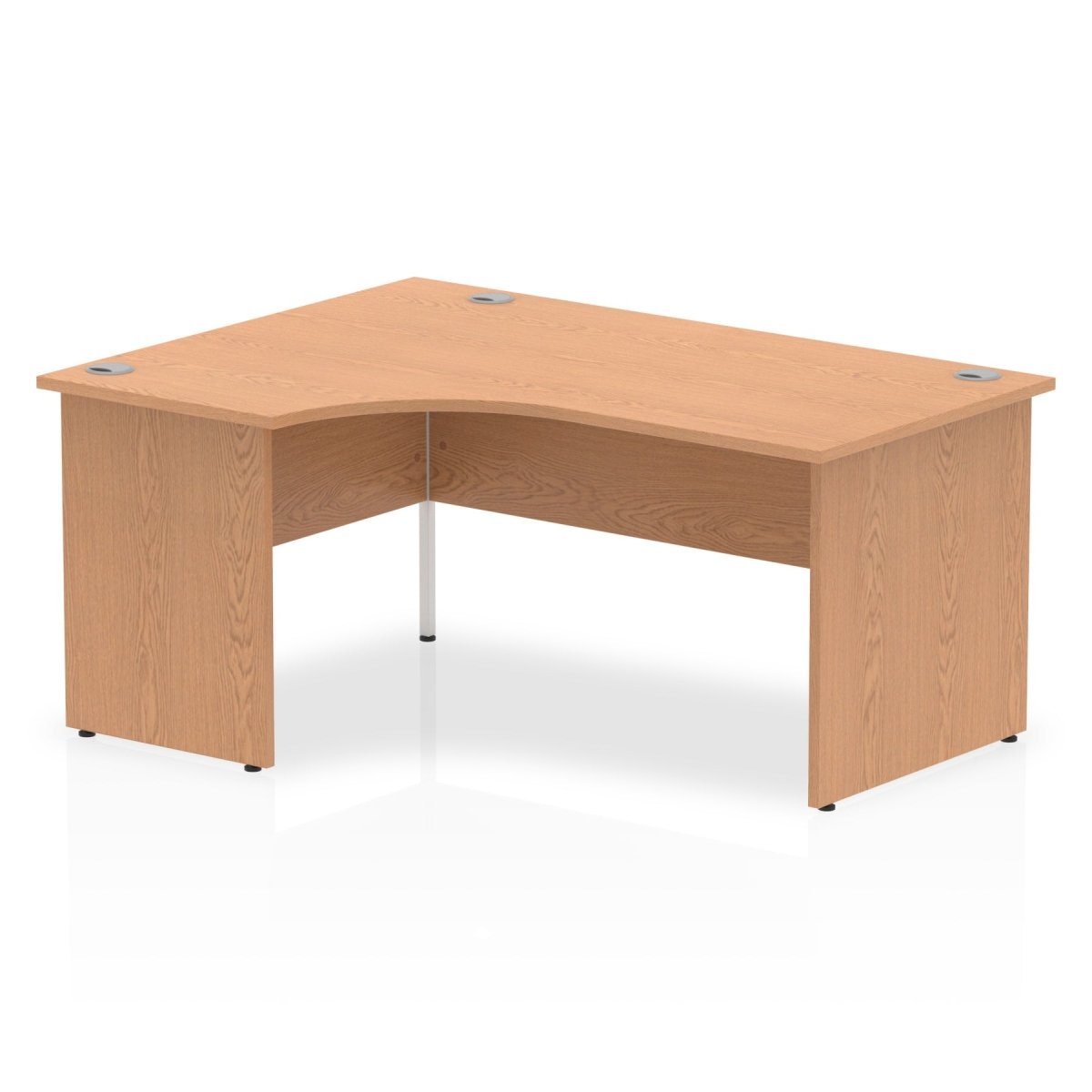 Office furniture impulse-160mm-left-crescent-desk-panel-end-leg Dynamic  Oak Colour Oak 