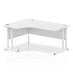 Office furniture impulse-160mm-left-crescent-desk-cantilever-leg Dynamic  White Colour White 