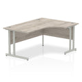 Office furniture impulse-160mm-right-crescent-desk-cantilever-leg Dynamic  Silver Colour Grey Oak 