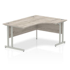 Office furniture impulse-160mm-right-crescent-desk-cantilever-leg Dynamic  Silver Colour Grey Oak 