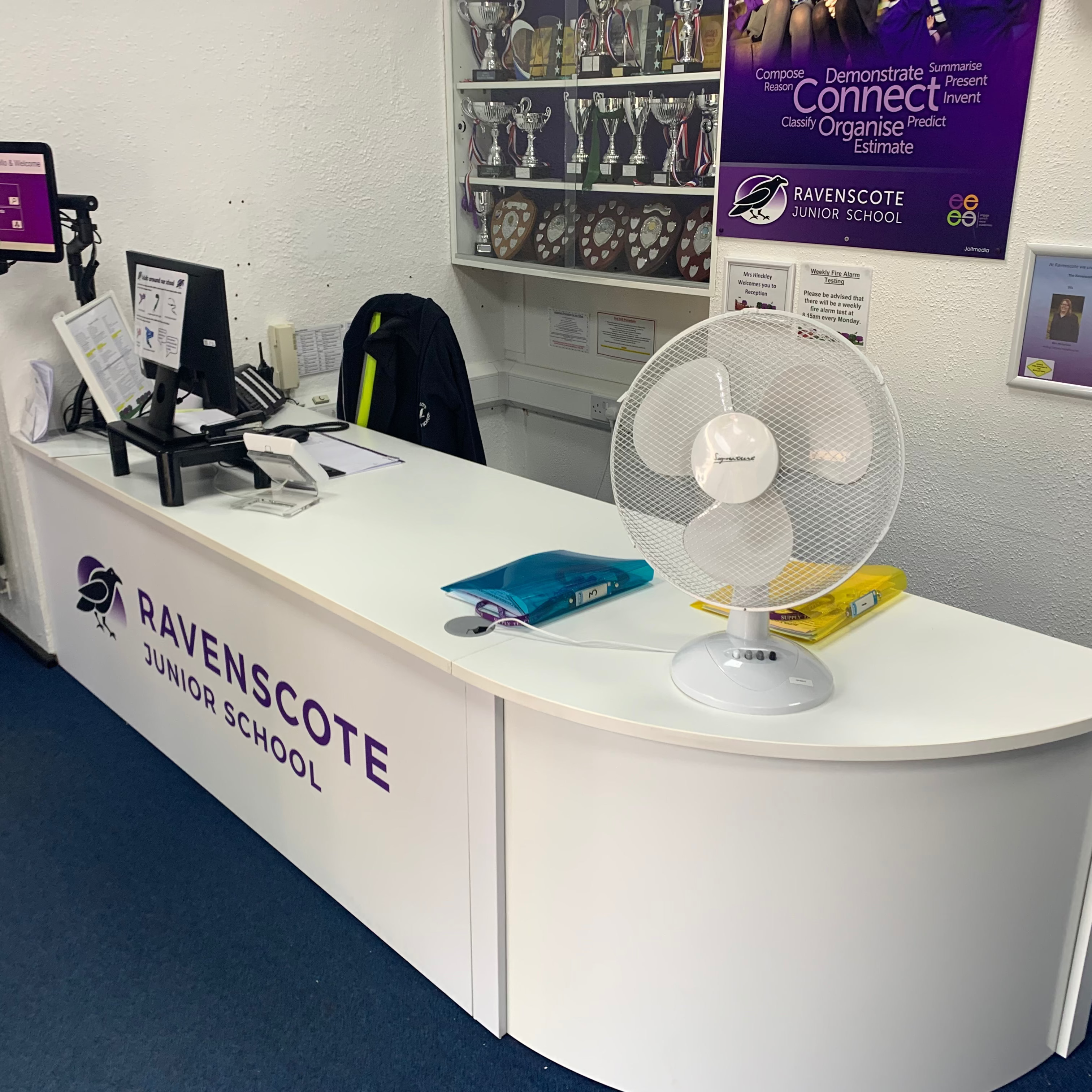 Reception Desk Branded-Personalised with your Logo Custom Front