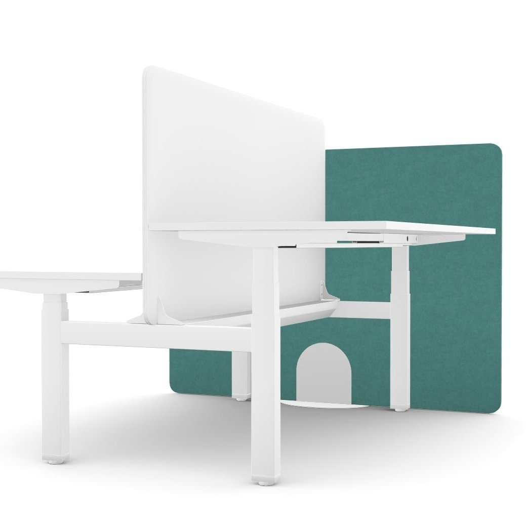 Koala Bench Freestanding ScreenThat’s My Office Furniture, 360 Degree View storage, desk, chair
