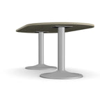 Office Oval Meeting Table, Double Cylinder Leg Base Kito