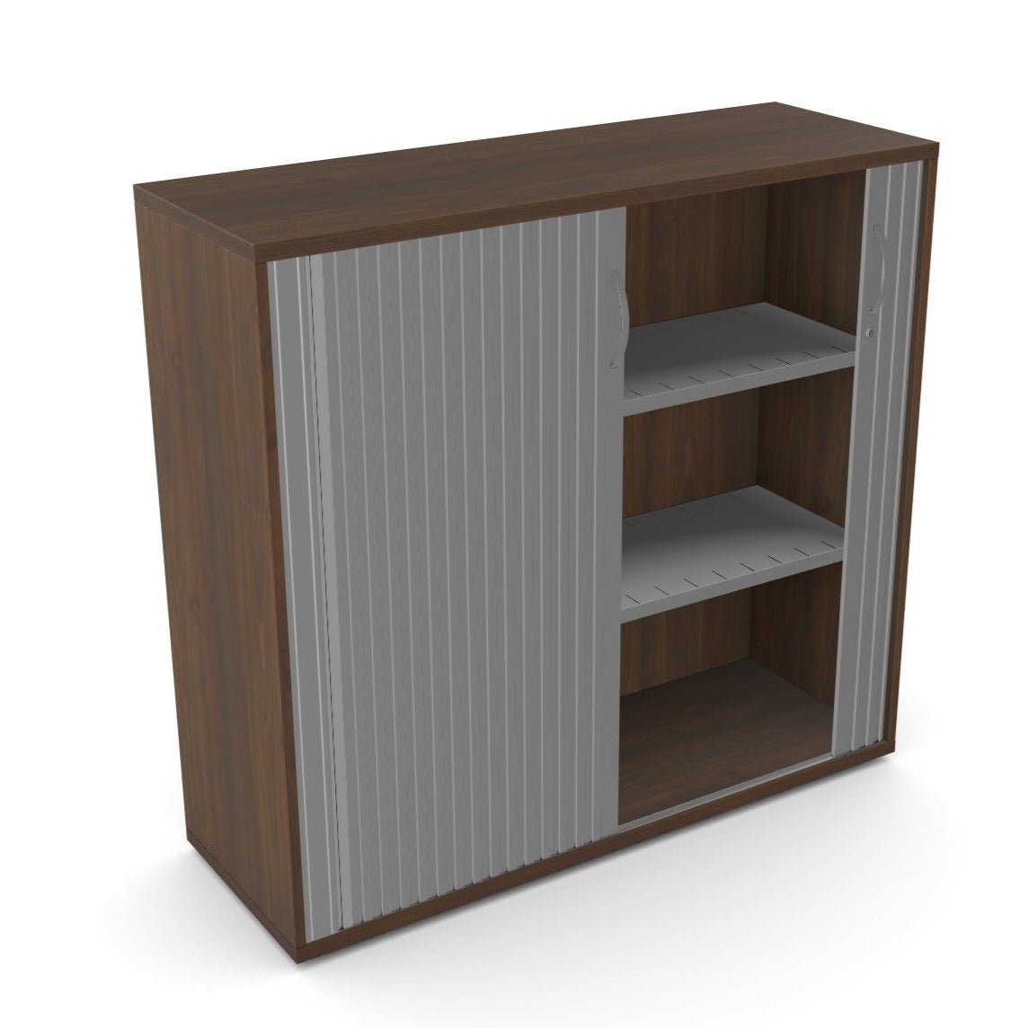 Wooden Tambour Cupboard 2 Doors Kito KIT-TMB1130That’s My Office Furniture, 360 Degree View storage, desk, chair