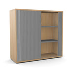 Wooden Tambour Cupboard 2 Doors Kito KIT-TMB1130That’s My Office Furniture, 360 Degree View storage, desk, chair