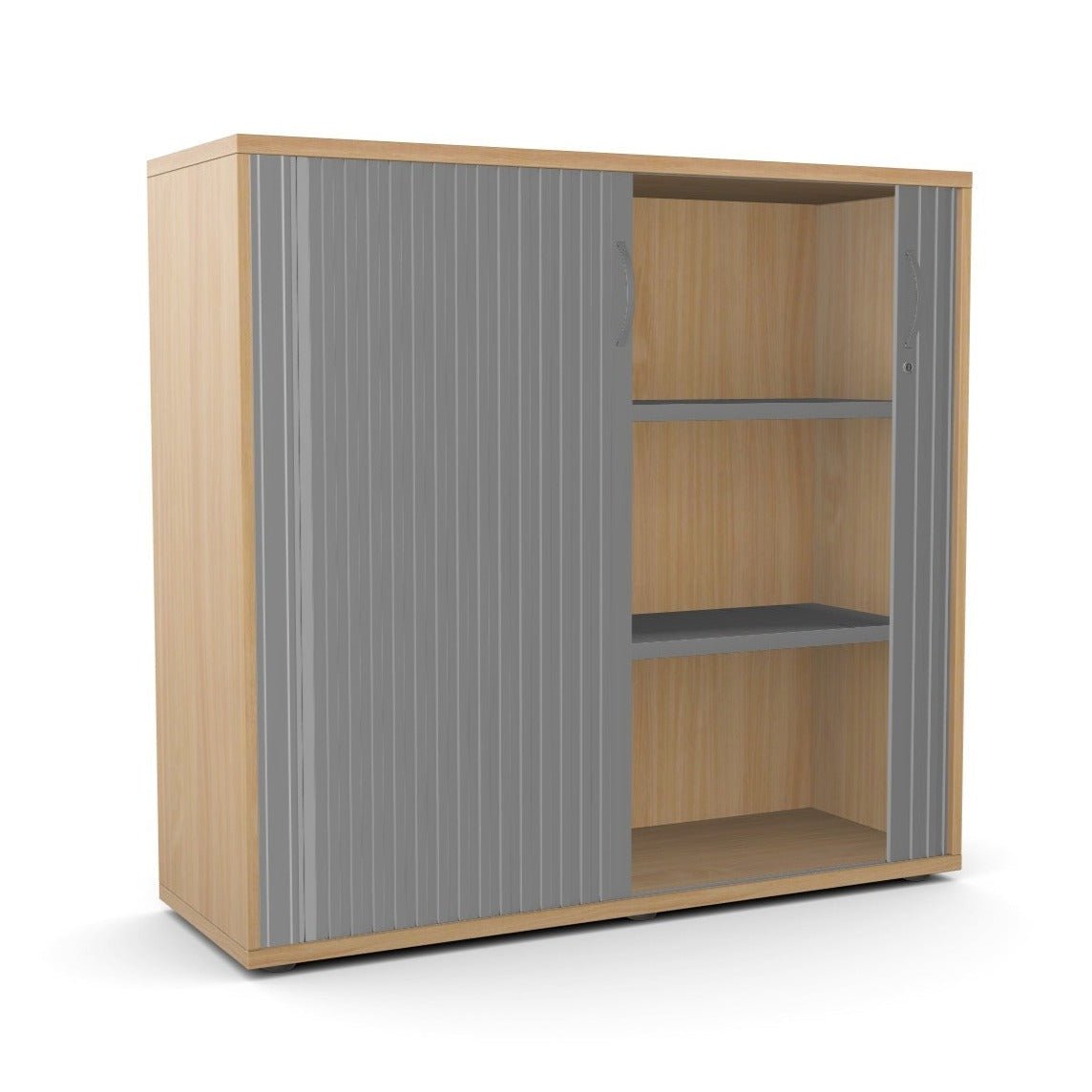 Wooden Tambour Cupboard 2 Doors Kito KIT-TMB1130That’s My Office Furniture, 360 Degree View storage, desk, chair
