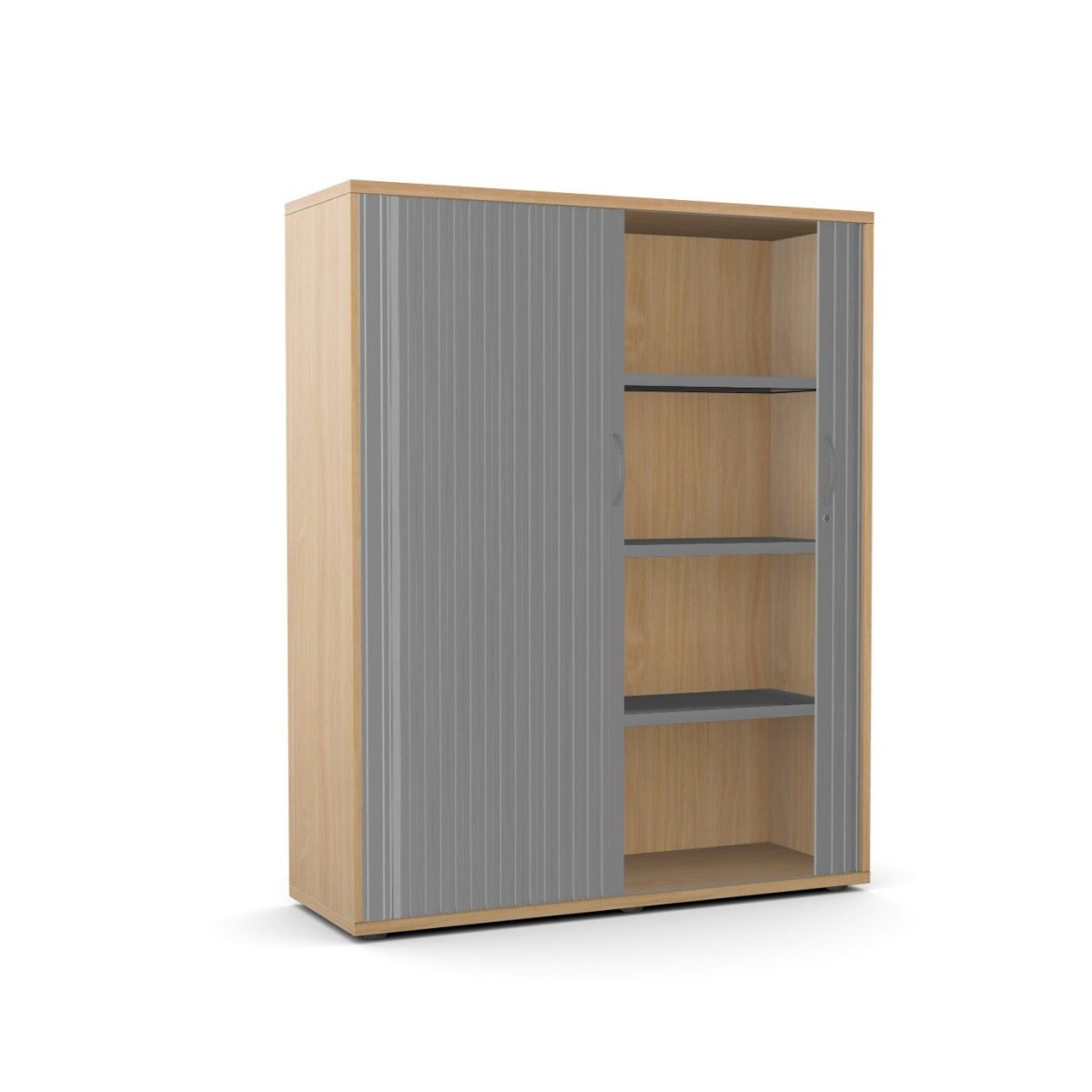 Wooden Tambour Cupboard 2 Doors Kito KIT-TMB1490That’s My Office Furniture, 360 Degree View storage, desk, chair