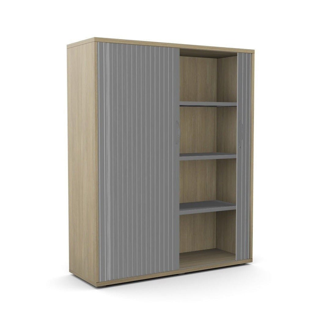 Wooden Tambour Cupboard 2 Doors Kito KIT-TMB1490That’s My Office Furniture, 360 Degree View storage, desk, chair