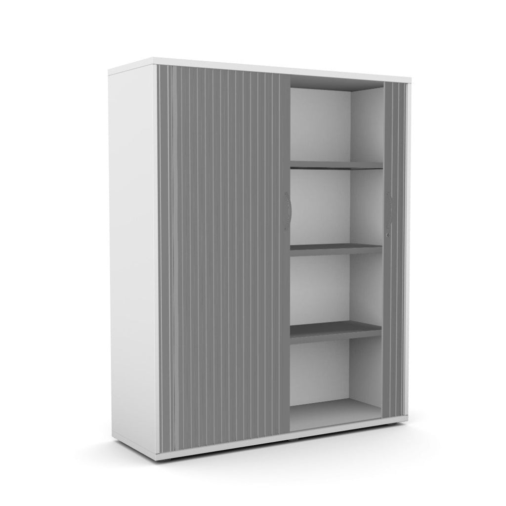 Wooden Tambour Cupboard 2 Doors Kito KIT-TMB1490That’s My Office Furniture, 360 Degree View storage, desk, chair