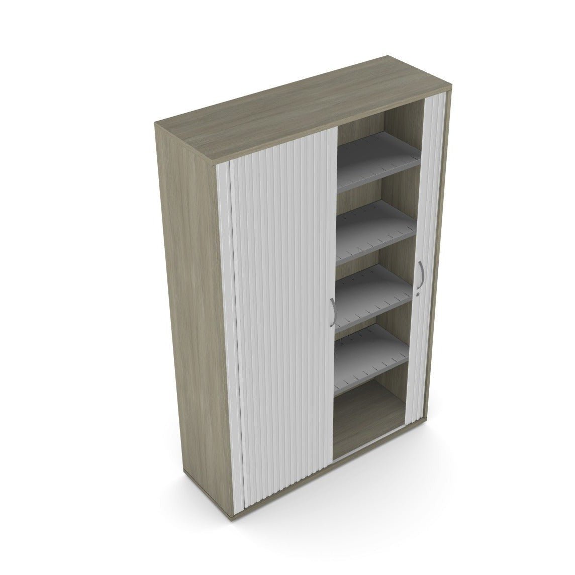 Wooden Tambour Cupboard 2 Doors Kito KIT-TMB1850That’s My Office Furniture, 360 Degree View storage, desk, chair