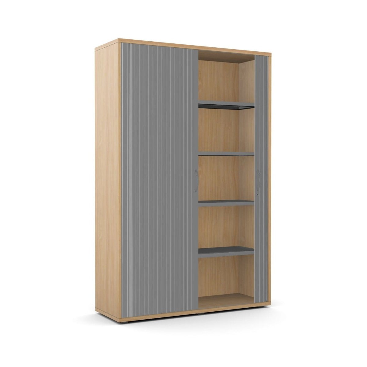 Wooden Tambour Cupboard 2 Doors Kito KIT-TMB1850That’s My Office Furniture, 360 Degree View storage, desk, chair
