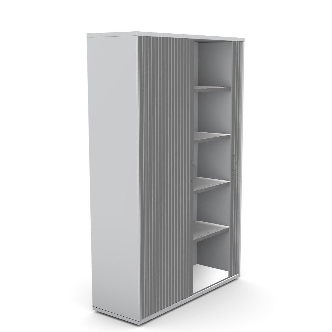 Wooden Tambour Cupboard 2 Doors Kito KIT-TMB1850That’s My Office Furniture, 360 Degree View storage, desk, chair