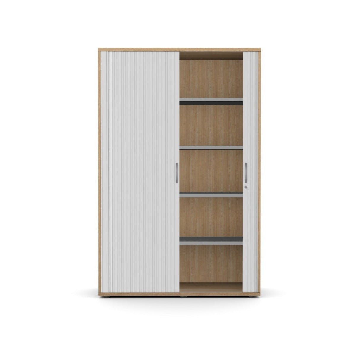 Wooden Tambour Cupboard 2 Doors Kito KIT-TMB1850That’s My Office Furniture, 360 Degree View storage, desk, chair