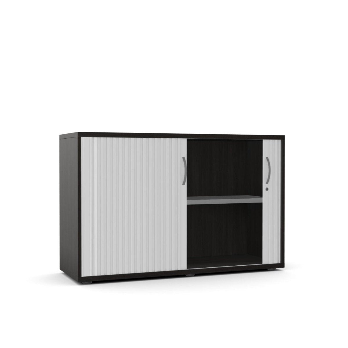 Wooden Tambour Cupboard 2 Doors Kito KIT-TMB770That’s My Office Furniture, 360 Degree View storage, desk, chair