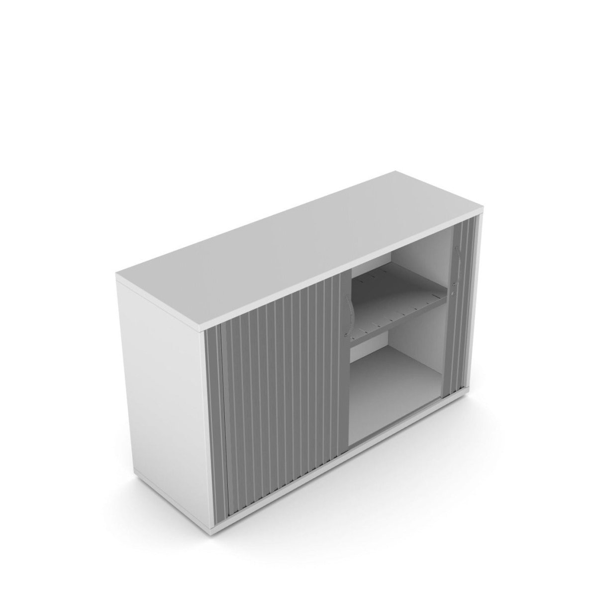 Wooden Tambour Cupboard 2 Doors Kito KIT-TMB770That’s My Office Furniture, 360 Degree View storage, desk, chair