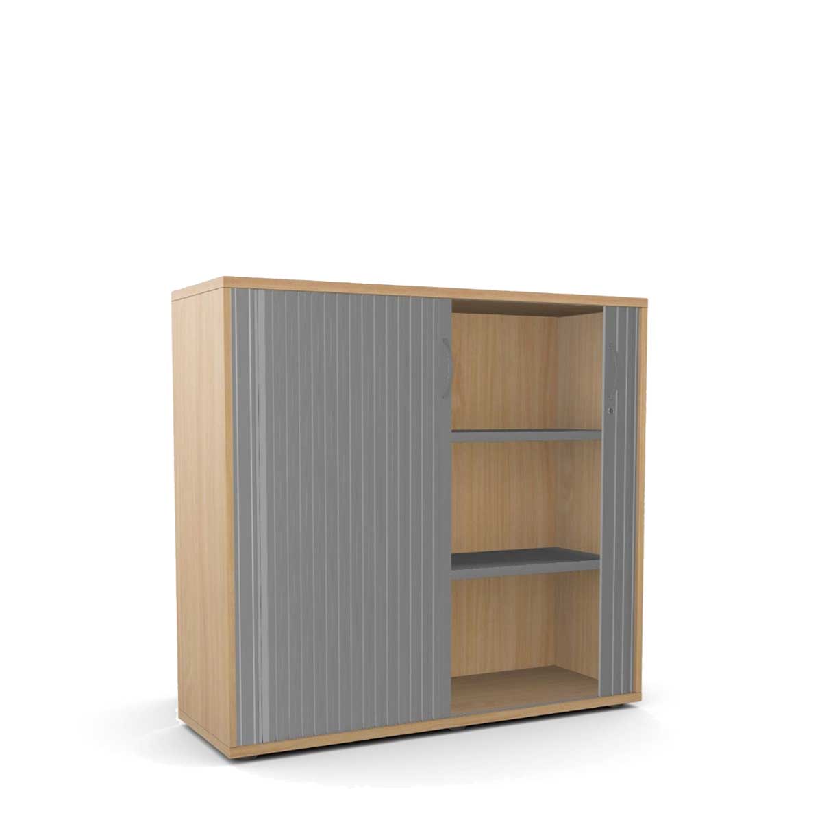 Wooden Tambour Cupboard 2 Doors Kito KIT-TMB1130That’s My Office Furniture, 360 Degree View storage, desk, chair