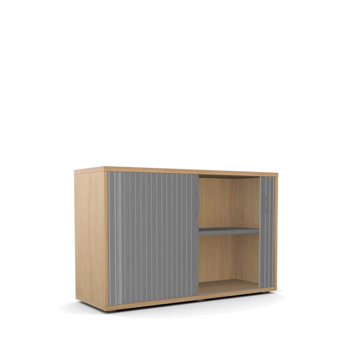 Wooden Tambour Cupboard 2 Doors Kito KIT-TMB770That’s My Office Furniture, 360 Degree View storage, desk, chair