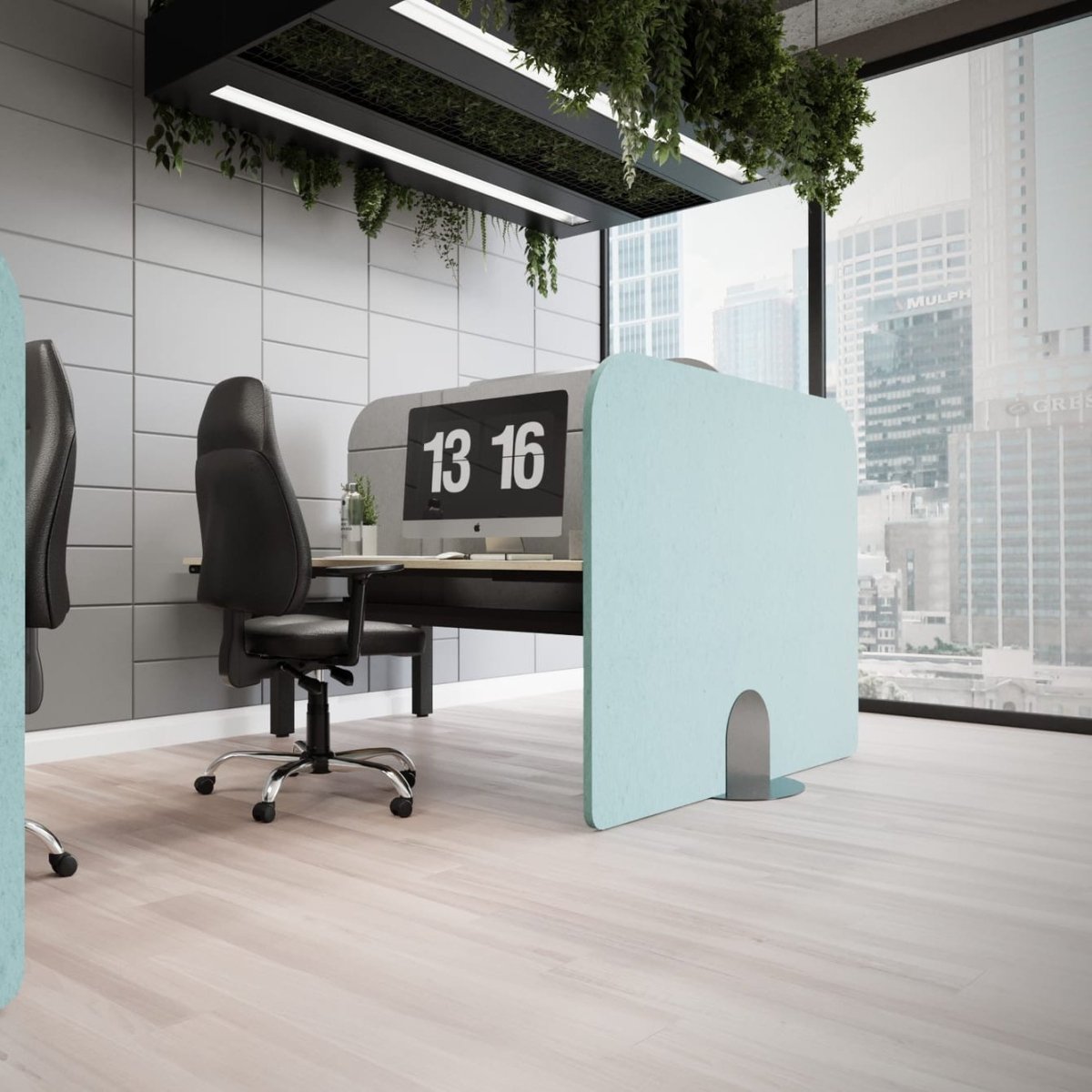 Koala Bench Freestanding ScreenThat’s My Office Furniture, 360 Degree View storage, desk, chair
