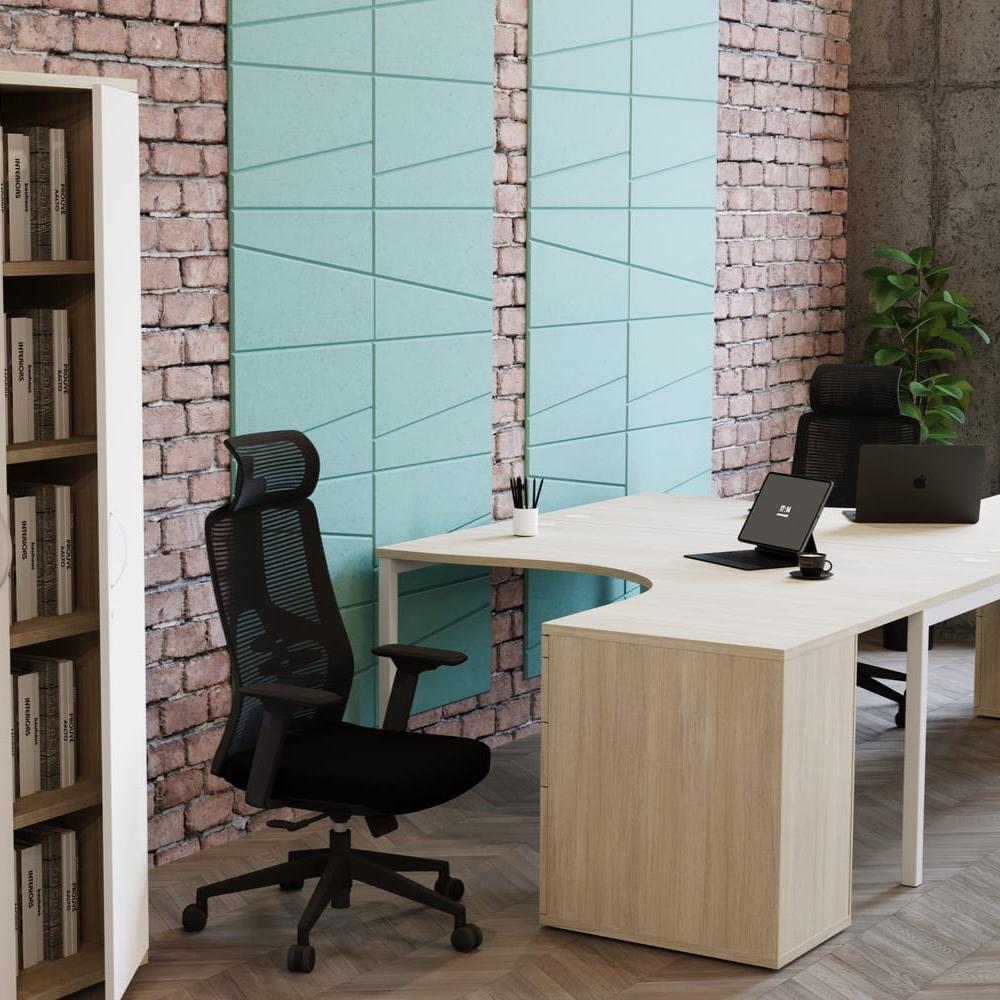 Acoustic Wall Panel 1 BrickThat’s My Office Furniture, 360 Degree View storage, desk, chair