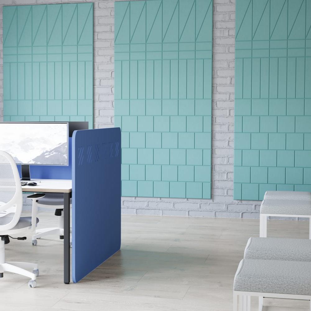 Acoustic Wall Panel 1 BrickThat’s My Office Furniture, 360 Degree View storage, desk, chair