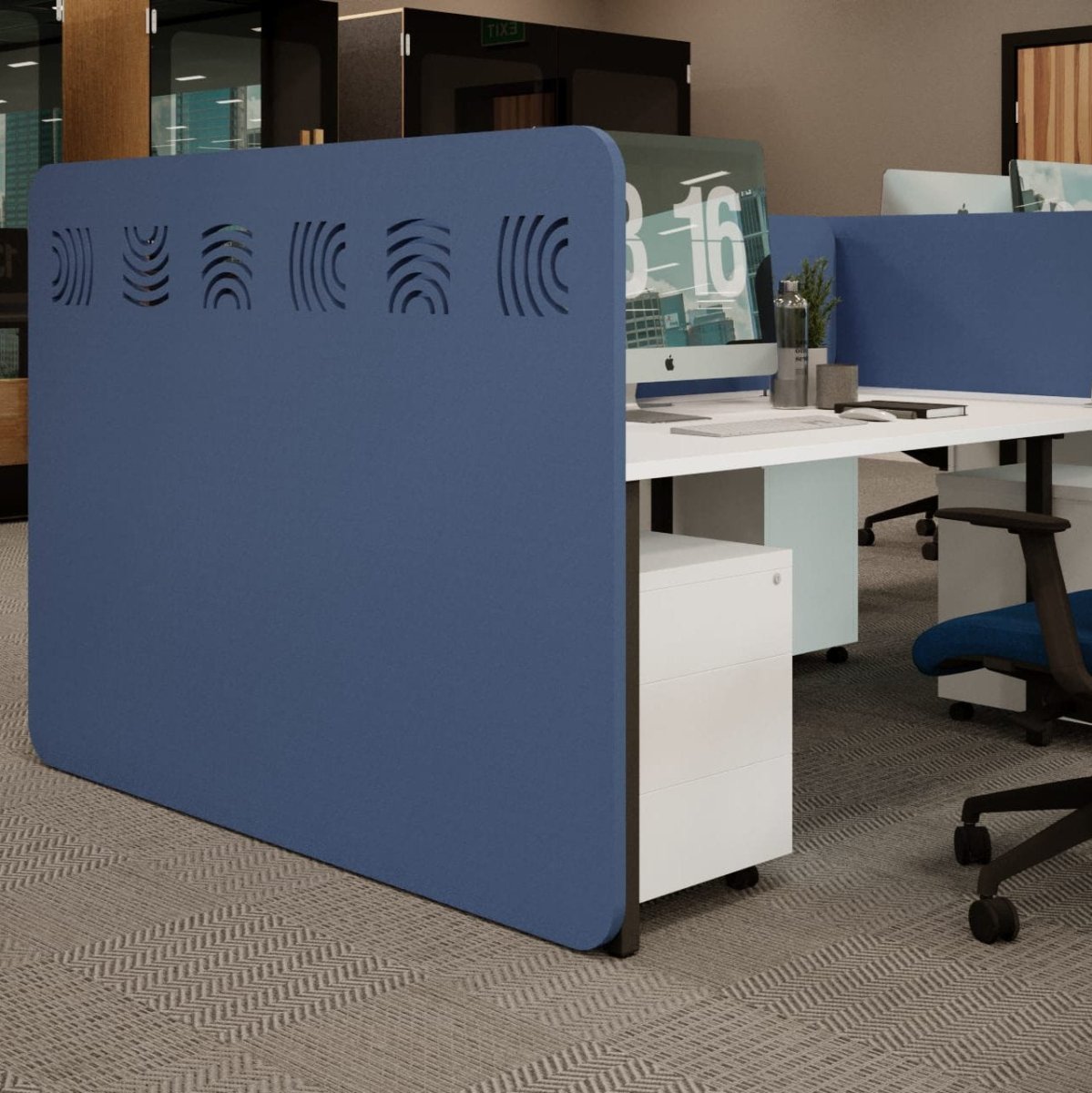 Koala Bench ScreensThat’s My Office Furniture, 360 Degree View storage, desk, chair