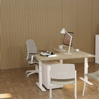 Acoustic Wall Panel Wooden SlatsThat’s My Office Furniture, 360 Degree View storage, desk, chair