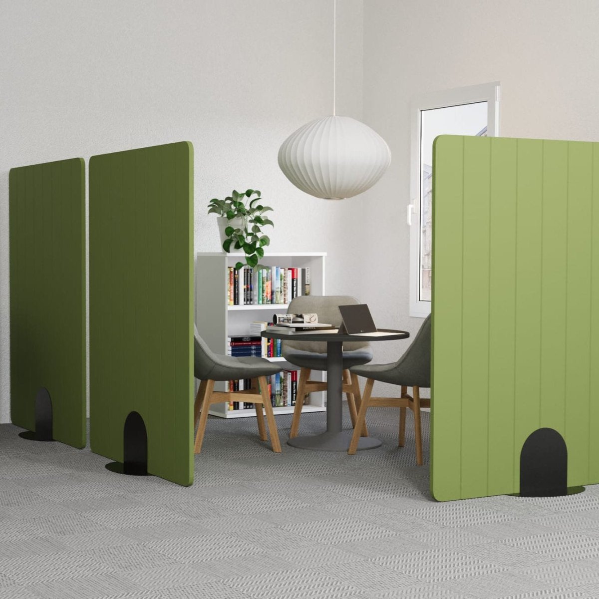 Koala Acoustic Minimal Freestanding Screens - Stripe
