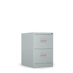 Colourful Filing Cabinet 2 Drawer in 360 View Kontrax Silverline FCEC2F