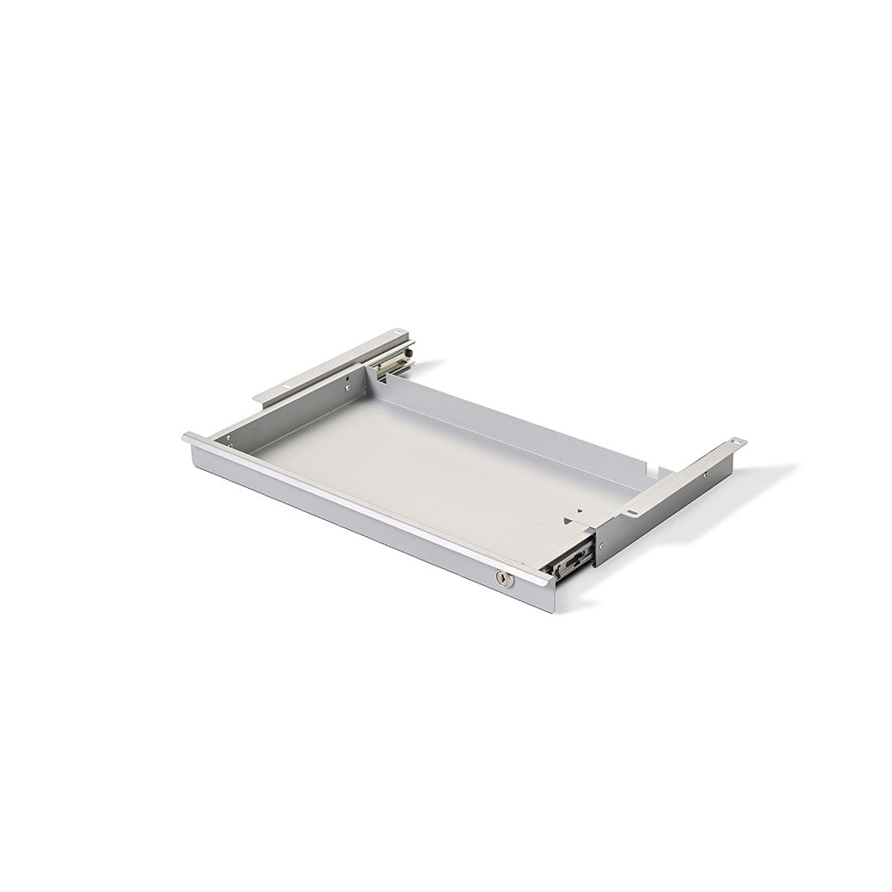 lavoro vault under desk storage locking 50cm Wide Silver
