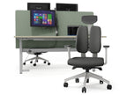 Leap Sit Stand Office Desk ScreenThat’s My Office Furniture, 360 Degree View storage, desk, chair