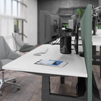 Leap Sit Stand Office Desk ScreenThat’s My Office Furniture, 360 Degree View storage, desk, chair