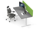Leap Sit Stand Single Office Desk ScreenThat’s My Office Furniture, 360 Degree View storage, desk, chair