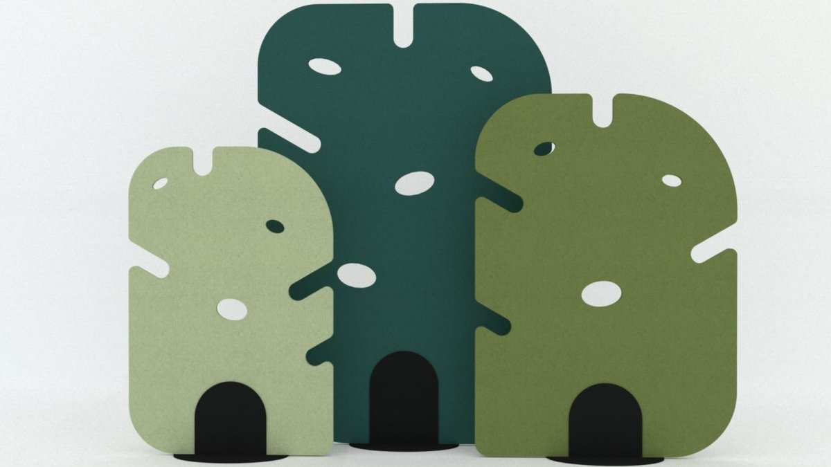 Koala Leaf Freestanding ScreenThat’s My Office Furniture, 360 Degree View storage, desk, chair